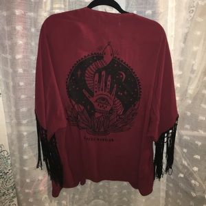 Gypsy Warrior kimono with tassles